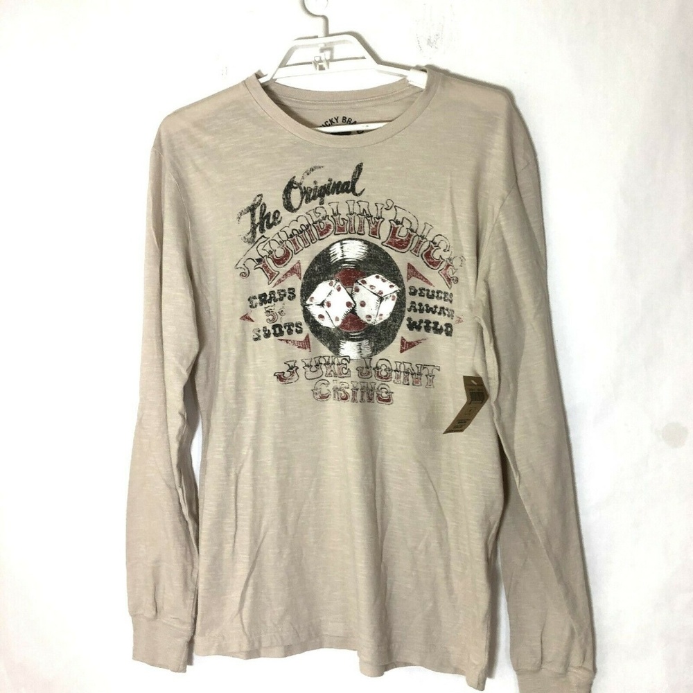 Lucky Brand Tumblin dice Juke joint graphic S